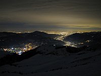Salita in notturna invernale di luna piena al Pizzo Formico...uno spettacolo! (13 gennaio 09) - FOTOGALLERY